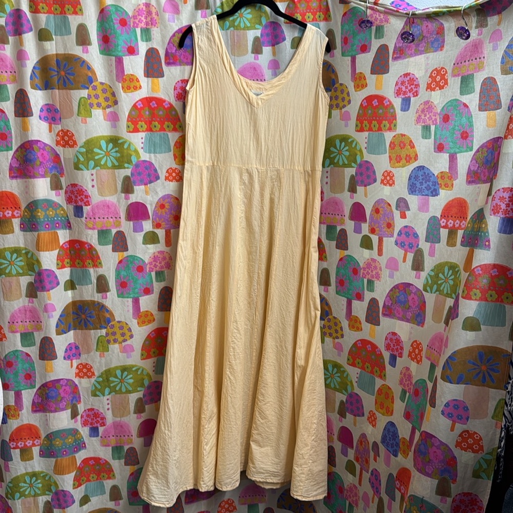 Neerus Sleeveless Maxi Flare Dress. Small